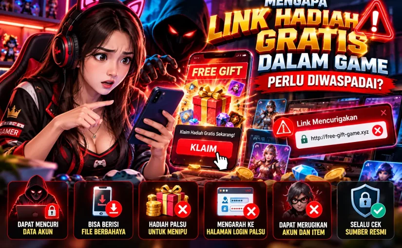 Mengapa Link Hadiah Gratis dalam Game Perlu Diwaspadai?